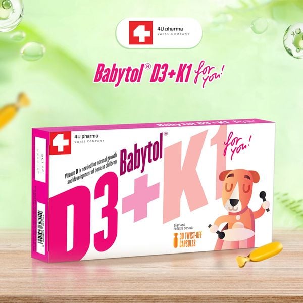  Babytol D3+K1 for you! Phòng Ngừa Còi Xương, Phòng Ngừa Xuất Huyết Muộn Ở Trẻ 