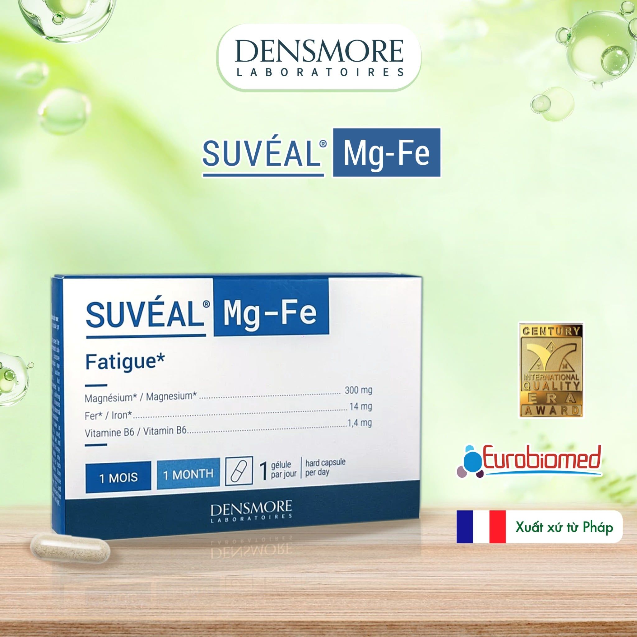  Suvéal® Mg-Fe bổ sung Magie, Vitamin B6 và Sắt cho cơ thể 