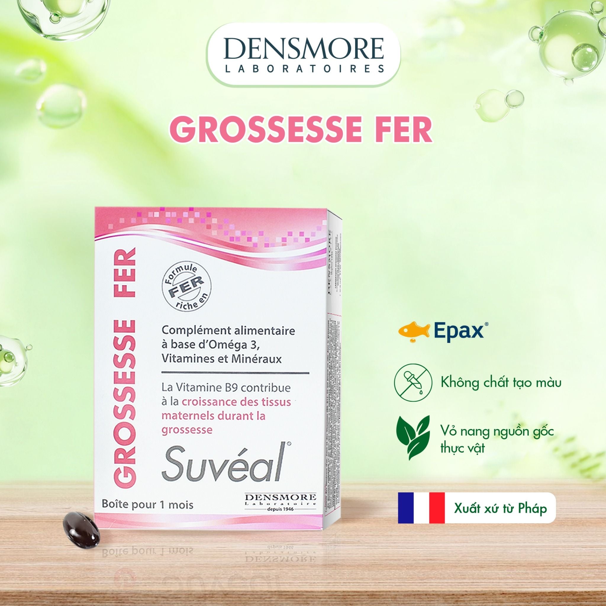  Suvéal Grossesse - Fer: Vitamin Tổng Hợp Cho Bà Bầu 