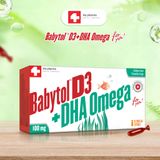  Babytol D3+DHA Omega for you! Hỗ Trợ Phát Triển Thị Lực, Hỗ Trợ Phát Triển Não Bộ, Hỗ Trợ Phát Triển Xương và Răng 