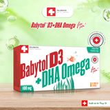  Babytol D3+DHA Omega for you! Hỗ Trợ Phát Triển Thị Lực, Hỗ Trợ Phát Triển Não Bộ, Hỗ Trợ Phát Triển Xương và Răng 
