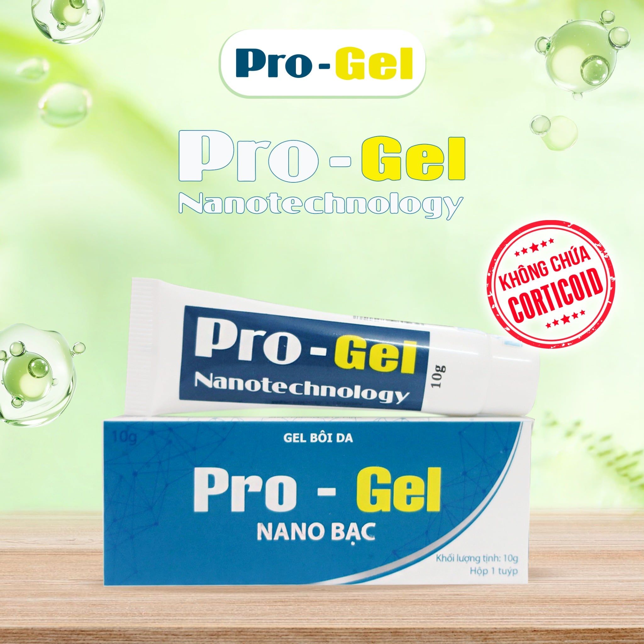  Pro - Gel Nano Bạc: Kem Bôi Bỏng, Hăm Da, Tay Chân Miệng, Côn Trùng Đốt, Mụn Nhọt, Vết Thương Hở 