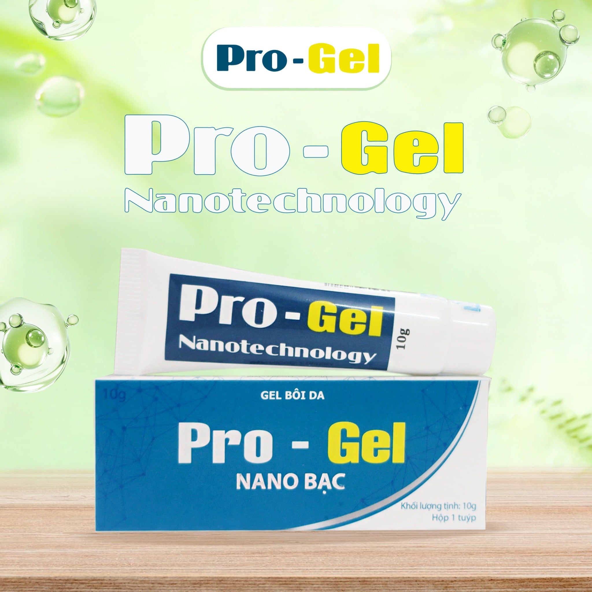  Pro - Gel Nano Bạc: Kem Bôi Bỏng, Hăm Da, Tay Chân Miệng, Côn Trùng Đốt, Mụn Nhọt, Vết Thương Hở 