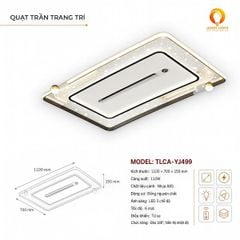 Quạt Trần TLCA-YJ-499 Điều Khiển Giọng Nói