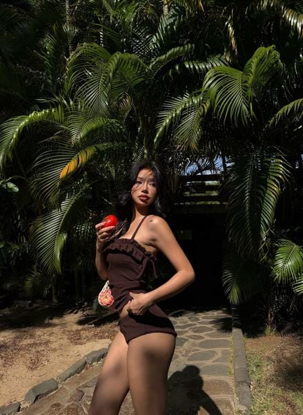 Aura set (top + chip)Brown