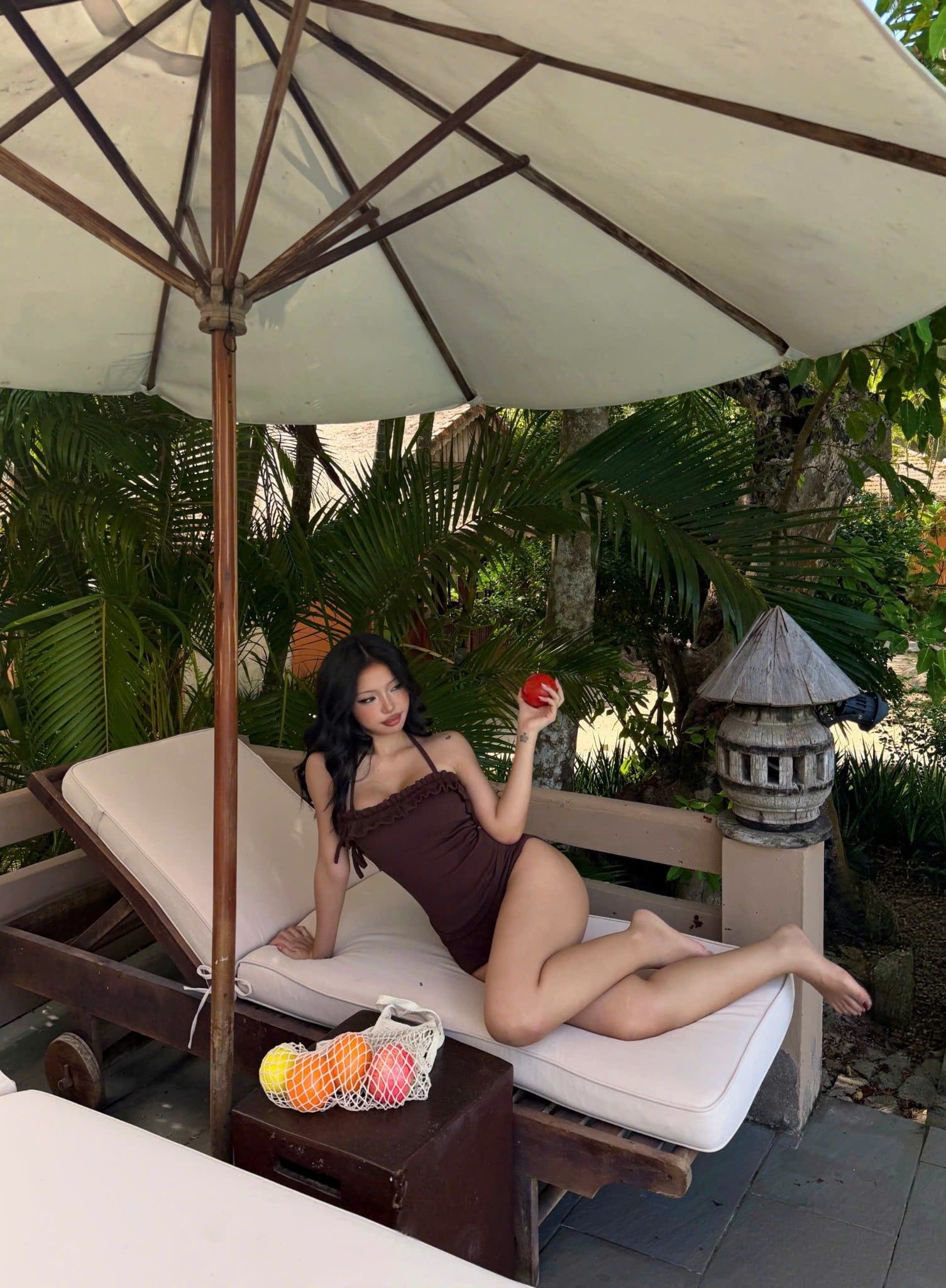  Aura set (top + chip)Brown 