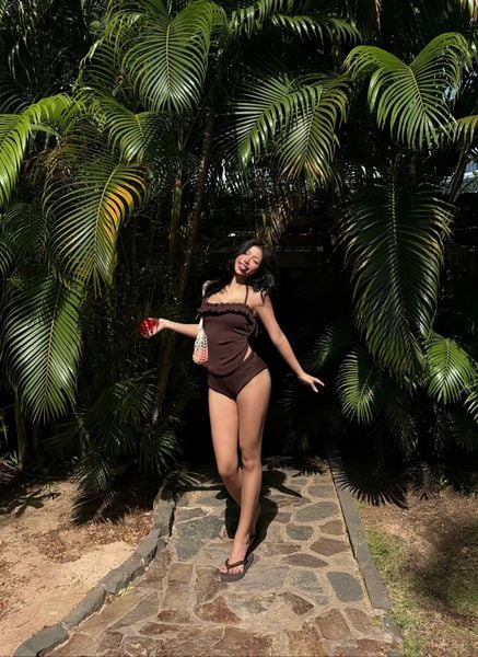 Aura set (top + chip)Brown