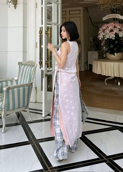 TARTAN - “CAM VUI” ÁO DÀI