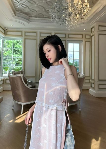 TARTAN - “CAM VUI” ÁO DÀI