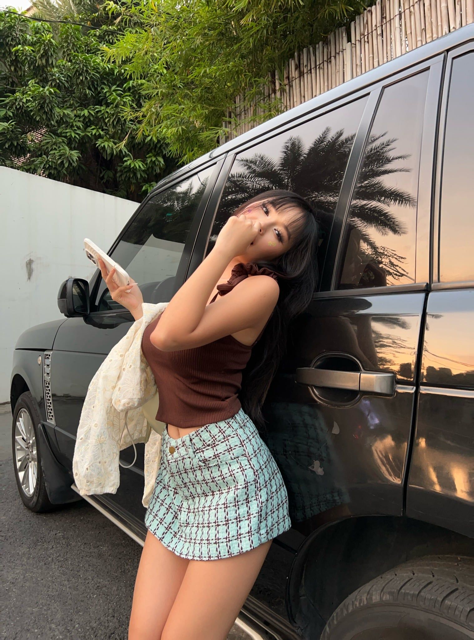  TARTAN - Quần váy vải tweed - Minty Skirts 