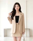  VÁY CHỮ A NGẮN SKITTIN KEM 