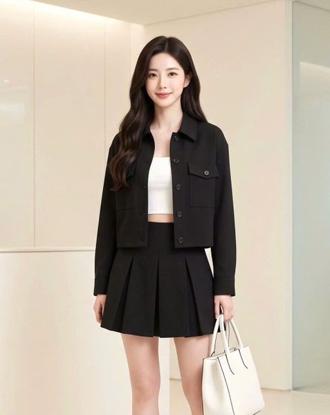  ÁO KHOÁC JACKET SARA ĐEN 