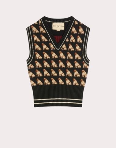 Áo gilê nữ VALENTINO PAP 7B3K400P9K3