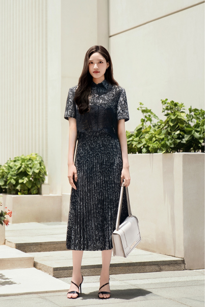  ÁO SƠ MI KIMMAY 1A04YT05AK-2D000 