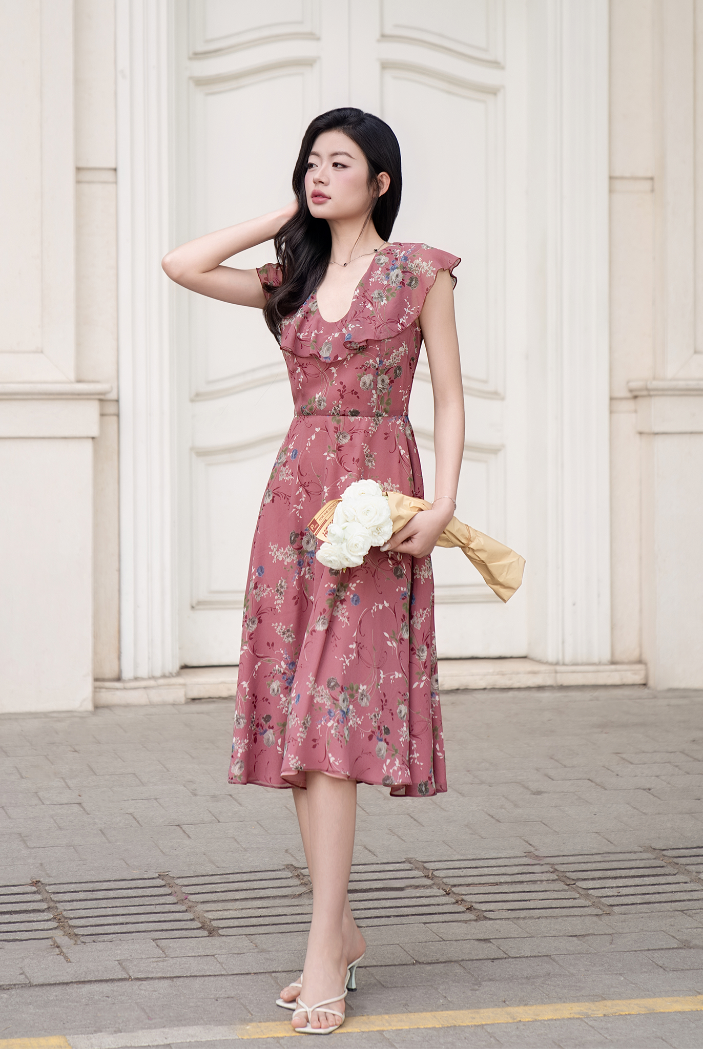  VÁY LIỀN KIMMAY 1A01ZT16VA-2PGFG 