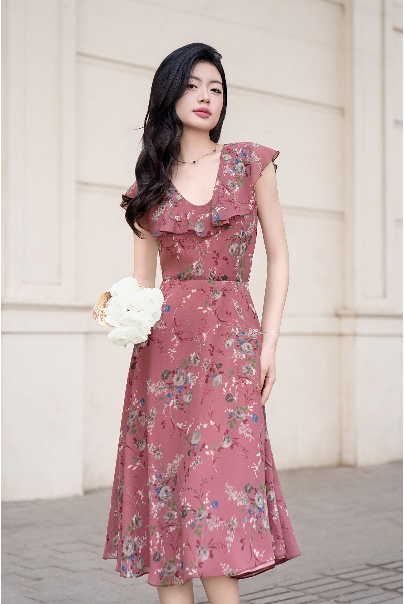  VÁY LIỀN KIMMAY 1A01ZT16VA-2PGFG 