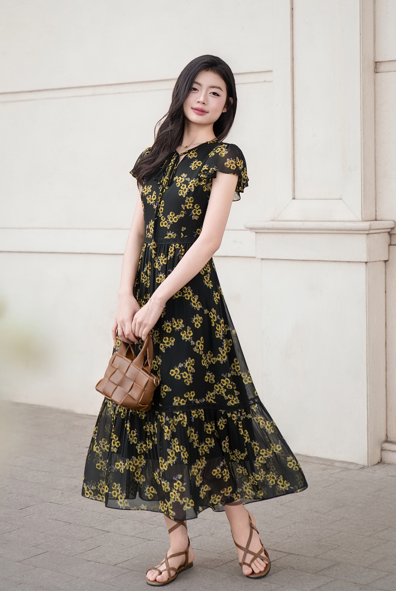  VÁY LIỀN KIMMAY 1A01ZT15VA-2PGFG 