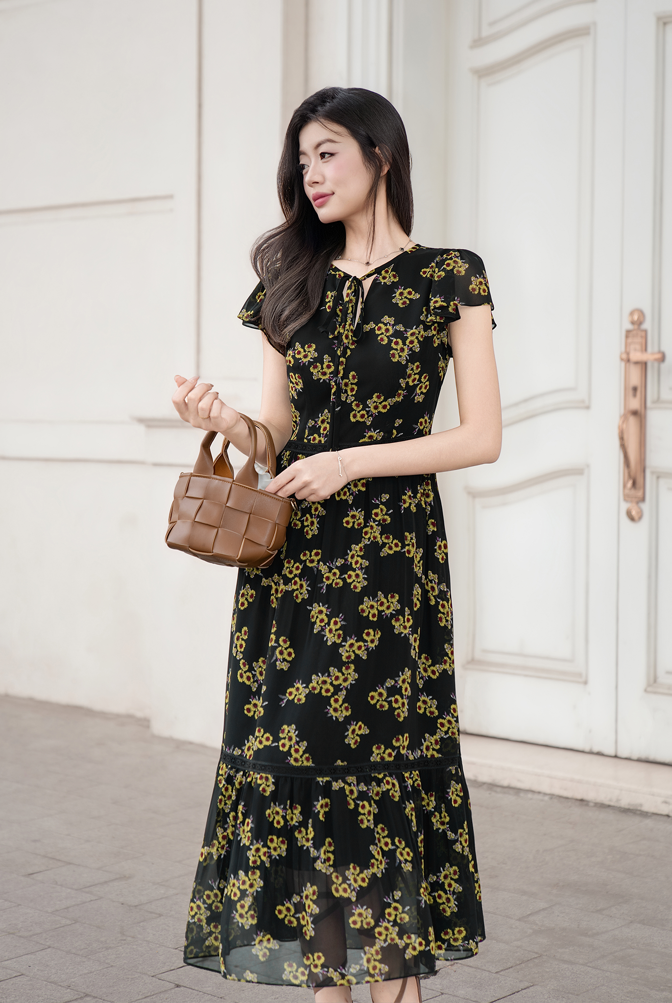  VÁY LIỀN KIMMAY 1A01ZT15VA-2PGFG 