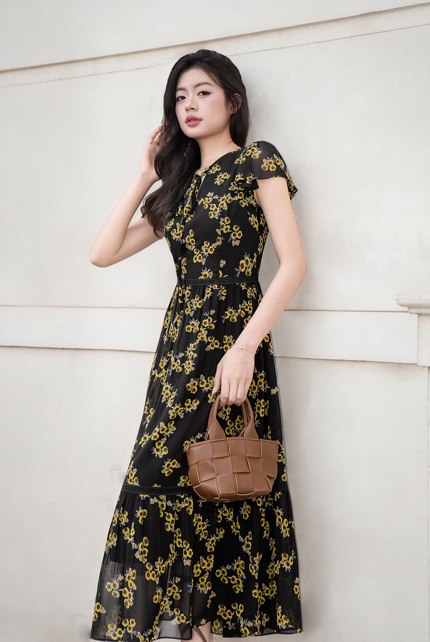  VÁY LIỀN KIMMAY 1A01ZT15VA-2PGFG 