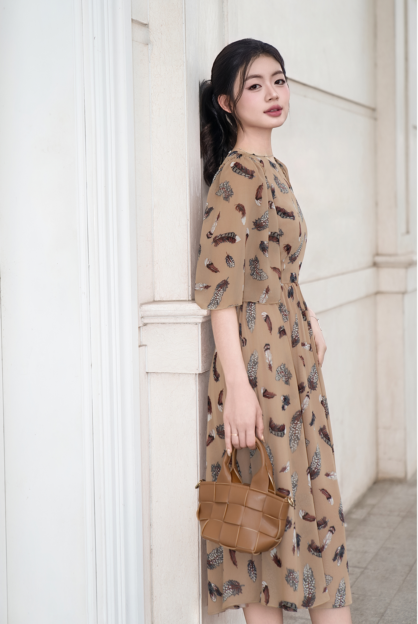  VÁY LIỀN KIMMAY 1A01ZT17VA-2PGF 