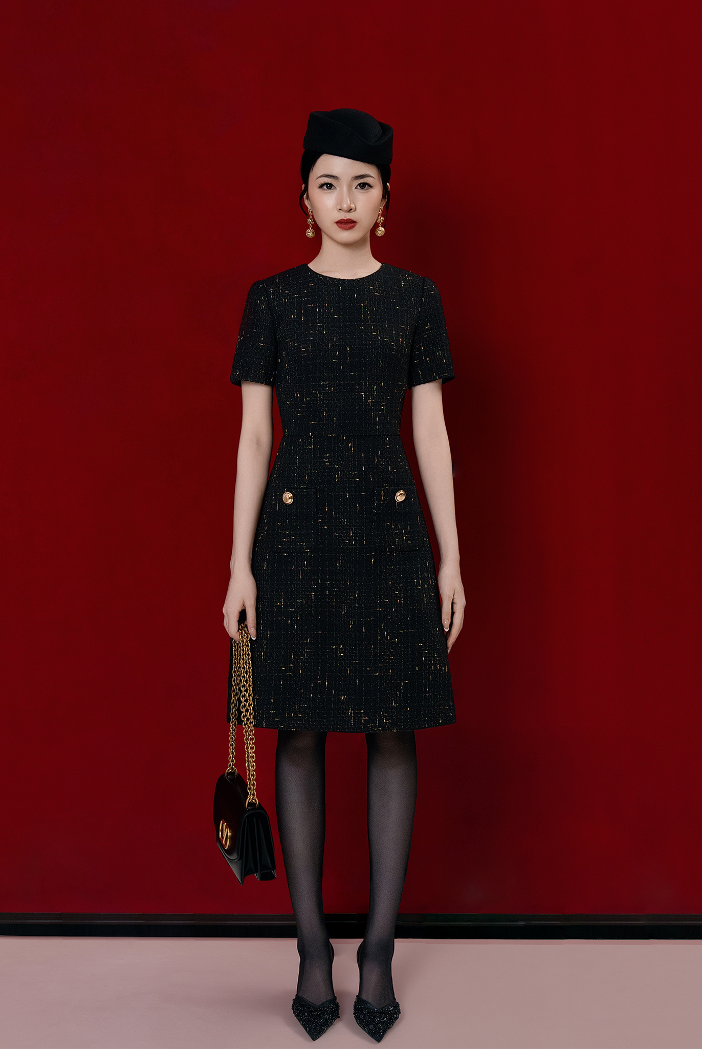  VÁY LIỀN KIMMAY 1A01ZT02VA-2PGFG 