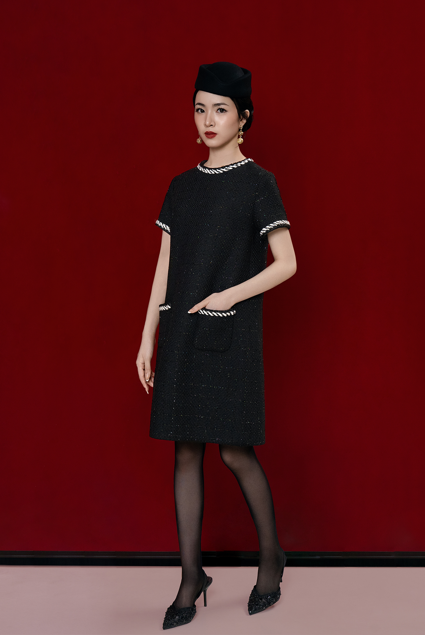  VÁY LIỀN KIMMAY 1A01ZT02VA-2PGFG 