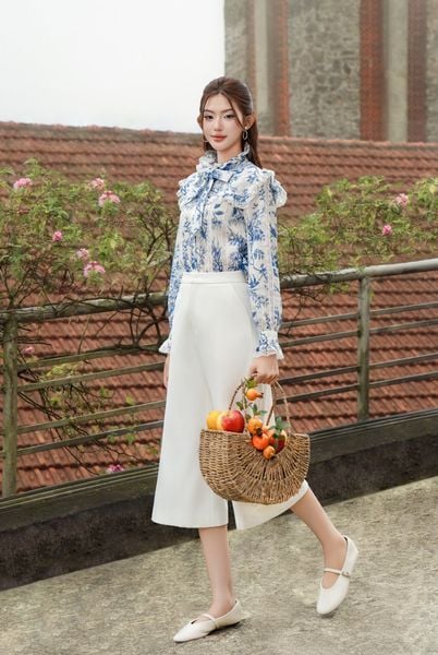  ÁO KIỂU KIMMAY 1A04YT15SM-2A000 