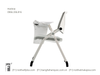 GHẾ TRAINING NHẬP KHẨU FADI F-B2233W.1