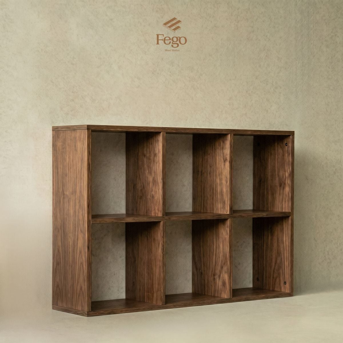  Kệ Sách Cube Chia Ô Để Sách, Đồ Gốm FEGO – Kệ Gỗ Plywood Đa Năng Trưng Bày Cửa Hàng, Phòng Khách 