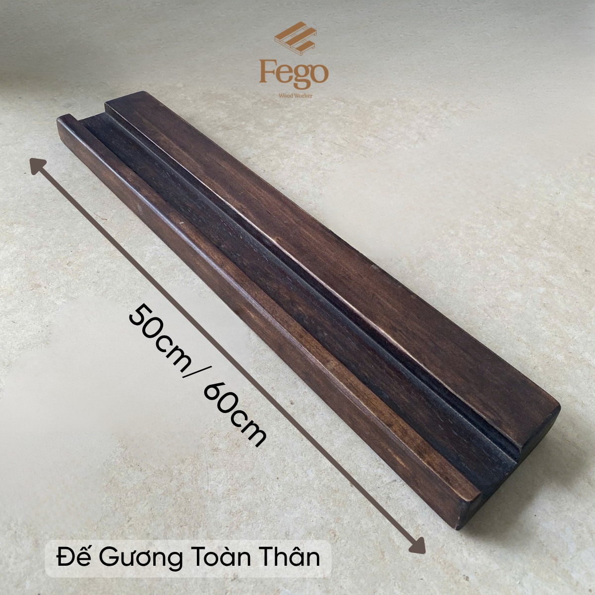  Chân Đế Gỗ Để Gương Trang Điểm - Giá Đỡ Gương Tròn/ Gương Toàn Thân 