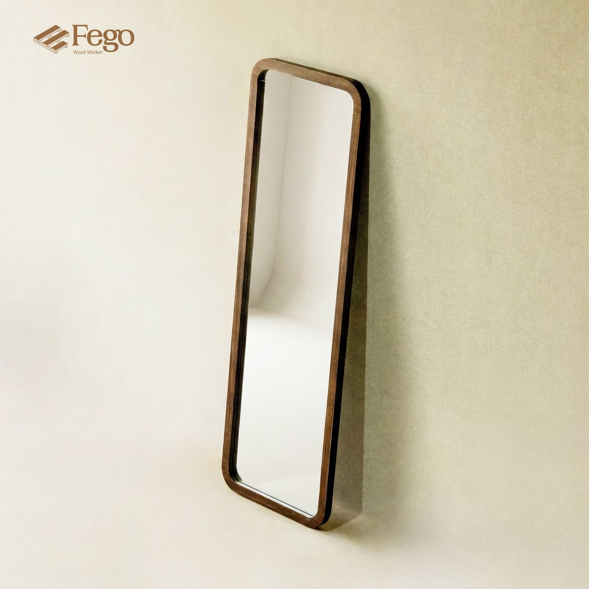  GƯƠNG SOI TOÀN THÂN TREO TƯỜNG KHUNG GỖ TỰ NHIÊN FEGO 