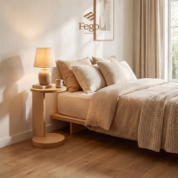  Bàn Cafe Fego Đa Năng/ Kệ Đầu Giường Plywood/ Kệ Đa Năng Sofa Phòng Khách 