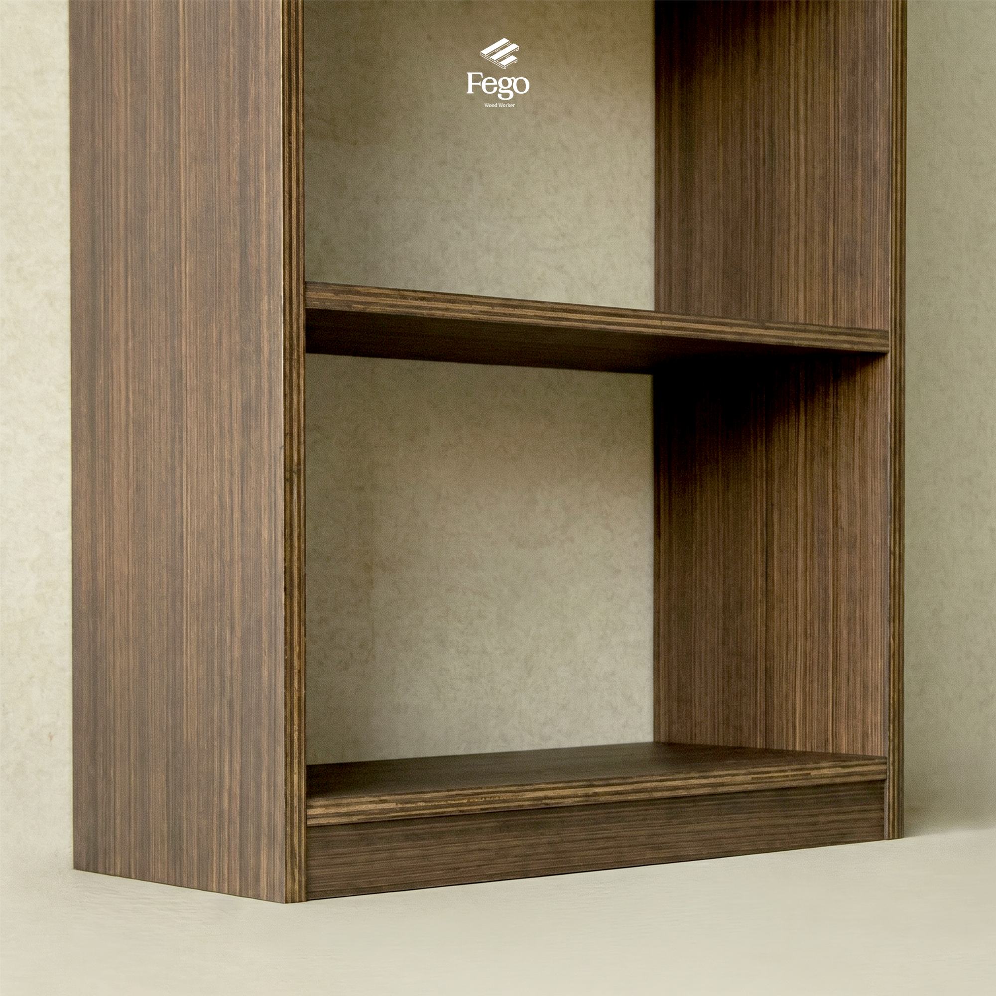  Kệ sách đứng Plywood FEGO 