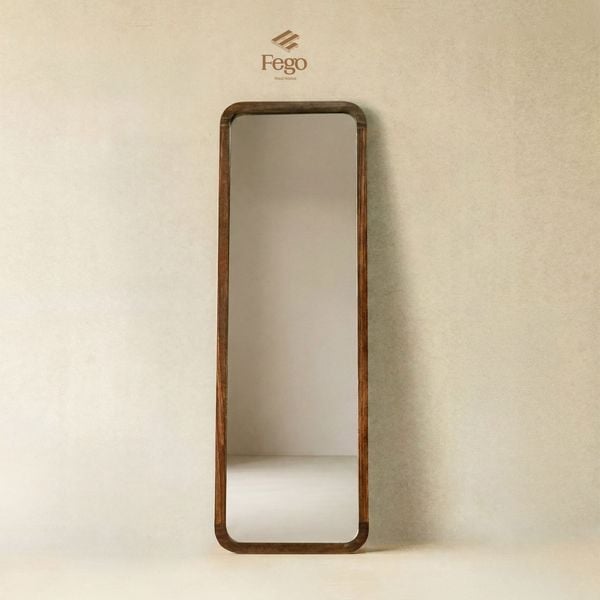  GƯƠNG SOI TOÀN THÂN TREO TƯỜNG KHUNG GỖ TỰ NHIÊN FEGO 