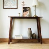  Kệ Console Gỗ Thông Tự Nhiên Fego, Bàn Trang Trí Phòng Khách, Lối Ra Vào Phong Cách Bắc Âu Hiện Đại 