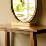  Chân Đế Gỗ Để Gương Trang Điểm - Giá Đỡ Gương Gỗ Tự Nhiên Tối Giản 