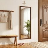  Gương Toàn Thân Viền Gỗ Fego- Gương Treo Tường / Gương Dựa Tường Khung Gỗ Cao 150cm/ 160cm 