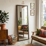  Gương Toàn Thân Viền Gỗ Fego- Gương Treo Tường / Gương Dựa Tường Khung Gỗ Cao 150cm/ 160cm 