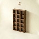  Kệ Chia Ô Trưng Bày Đồ Gốm, Ly Cốc, Lego FEGO – Kệ Gỗ Plywood Treo Tường / Để Bàn 