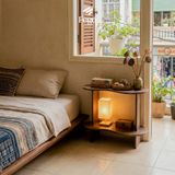  Kệ Đầu Giường 2 Tầng Gỗ Plywood - Kệ Đĩa Than Đa Năng Để Trưng Bày Phòng Khách, Decor Chụp Ảnh 