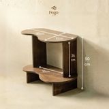  Kệ Đầu Giường 2 Tầng Gỗ Plywood - Kệ Đĩa Than Đa Năng Để Trưng Bày Phòng Khách, Decor Chụp Ảnh 