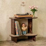  Kệ Đầu Giường 2 Tầng Gỗ Plywood - Kệ Đĩa Than Đa Năng Để Trưng Bày Phòng Khách, Decor Chụp Ảnh 