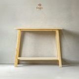  Kệ Console Gỗ Thông Tự Nhiên Fego, Bàn Trang Trí Phòng Khách, Lối Ra Vào Phong Cách Bắc Âu Hiện Đại 