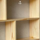  Giá sách basic 90x90x20cm gỗ thông tự nhiên 