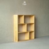  Giá sách basic 90x90x20cm gỗ thông tự nhiên 