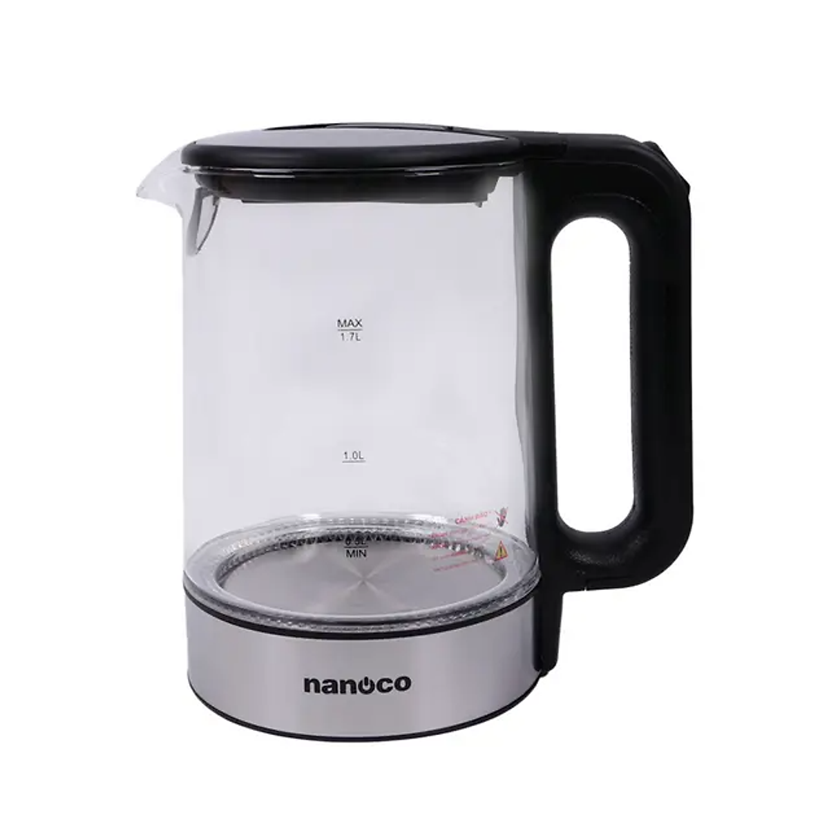 BÌNH ĐUN SIÊU TỐC THỦY TINH NKT1790 1L7 NANOCO