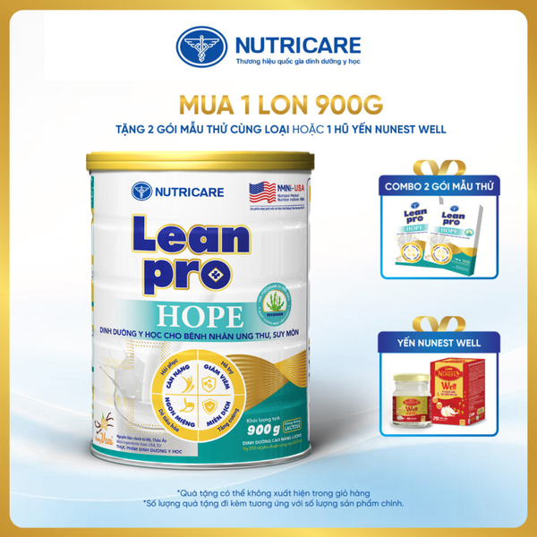  Thực phẩm dinh dưỡng y học Leanpro Hope 900g 