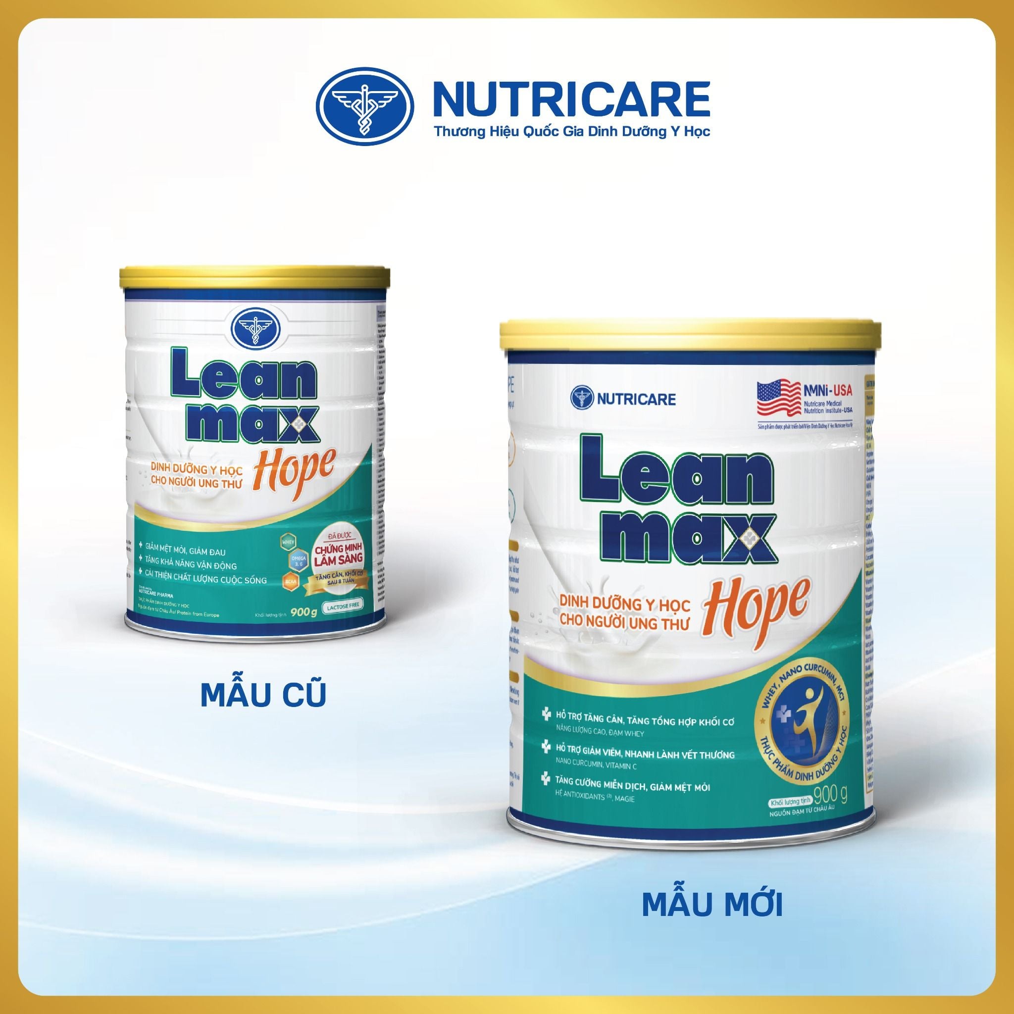  Combo 05 lon thực phẩm dinh dưỡng y học Leanmax Hope 900g 