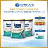  Combo 03 lon thực phẩm dinh dưỡng y học Leanmax Hope 900g 