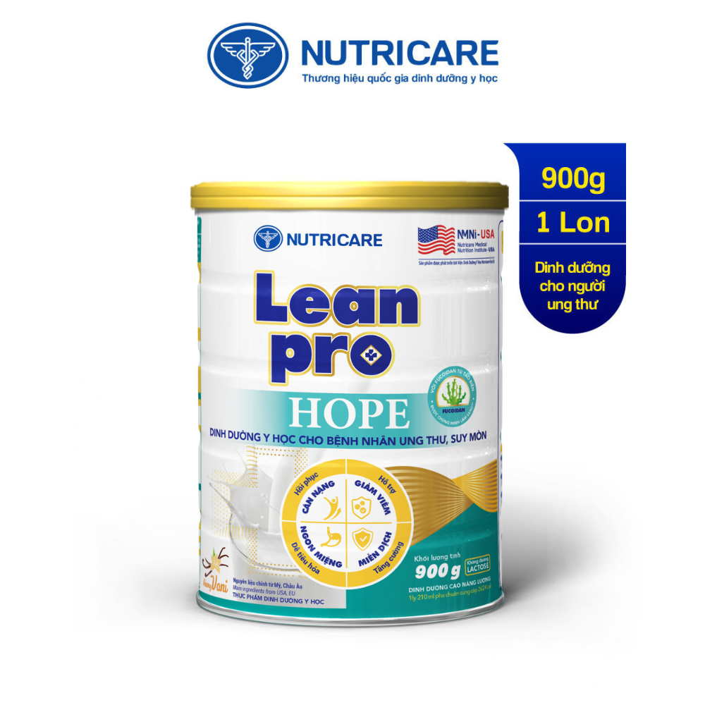  Combo 03 lon thực phẩm dinh dưỡng y học Leanpro Hope 900g 